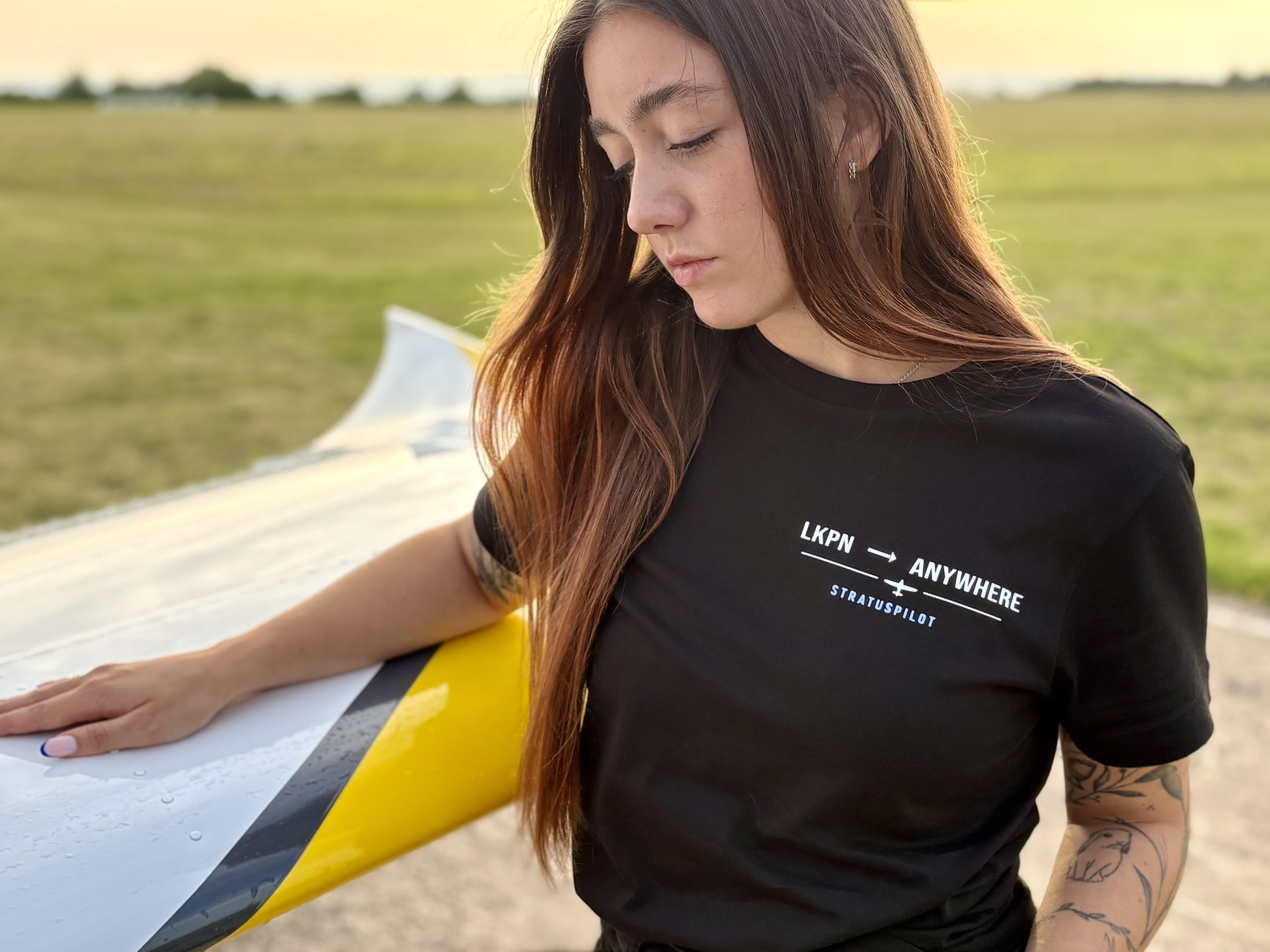 From here to anywhere - pohled na modelku zepředu